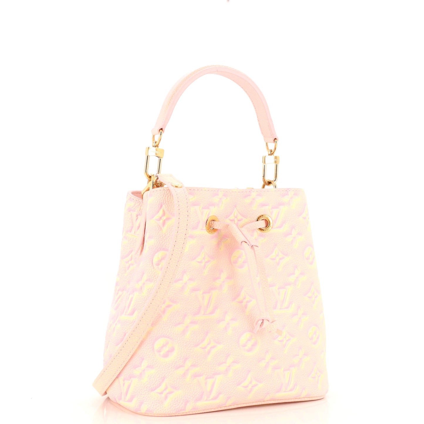 Louis Vuitton NeoNoe Handbag Stardust Monogram Empreinte Leather BB
