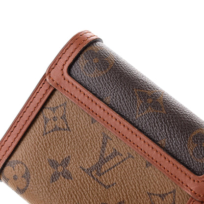 Louis Vuitton Dauphine Wallet Reverse Monogram Canvas Compact
