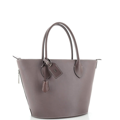 Louis Vuitton Holdall Tote Veau Satin Leather PM