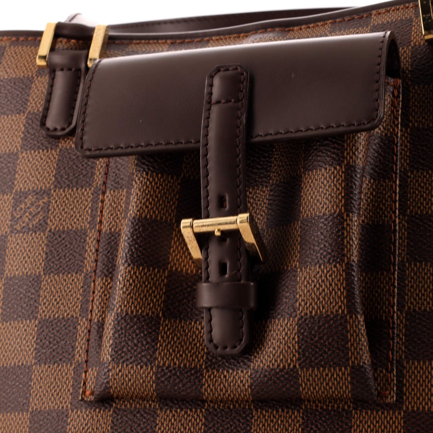 Louis Vuitton Manosque Handbag Damier PM