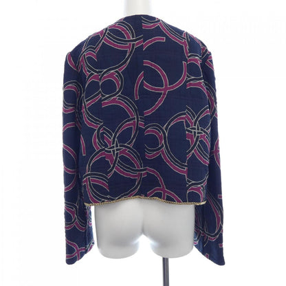 Chanel P74766V66259 Silk Collarless Jacket