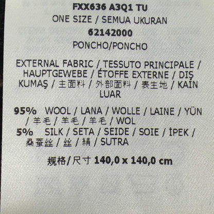 Fendi FXX636 A3Q1 Wool Cape