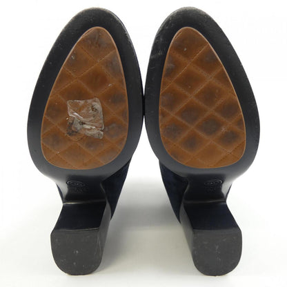 Chanel G32213X48015 Suede Calfskin Boots
