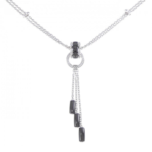 Chanel Ultra Collection 750 White Gold Ceramic Diamond Necklace