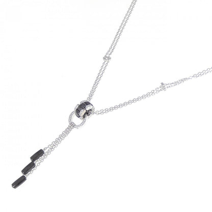 Chanel Ultra Collection 750 White Gold Ceramic Diamond Necklace