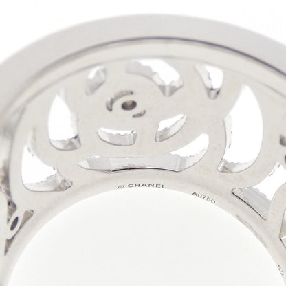 Chanel Camelia 750 White Gold Diamond Ring