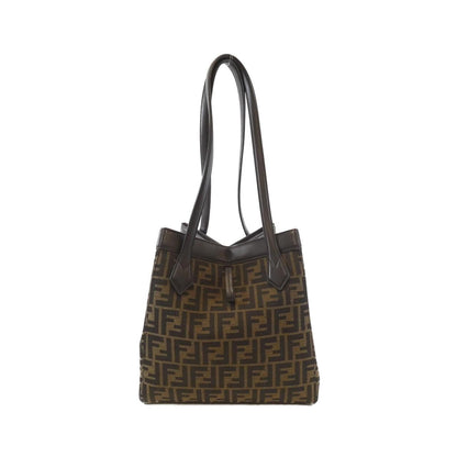 Fendi Origami MEDIUM Canvas Calf Shoulder Bag