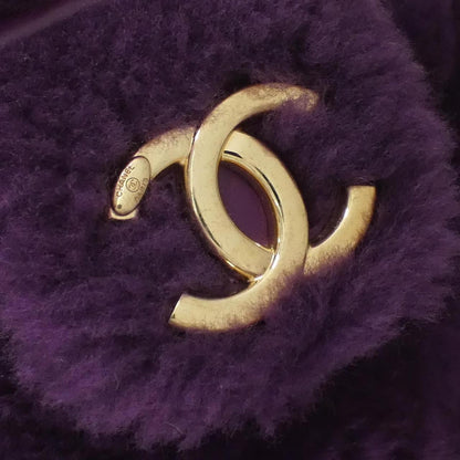 Chanel AS3357 Shearling Lamb Shoulder Bag