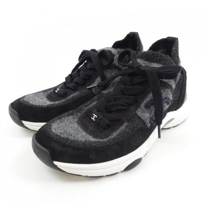 Chanel G38800Y55745 Fabric Suede Calfskin Sneaker