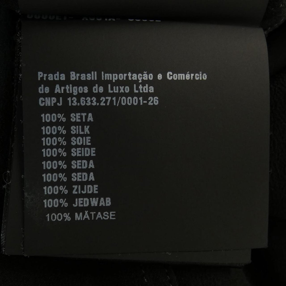 Prada DNA999 S231 1ZFN Silk Shirt