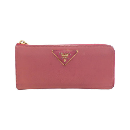 Prada 1M1183 Saffiano Triang Long Wallet