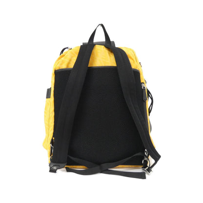 Fendi Fendi Strike Large Canvas Leather Backpack
