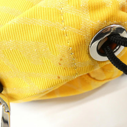 Fendi Fendi Strike Large Canvas Leather Backpack