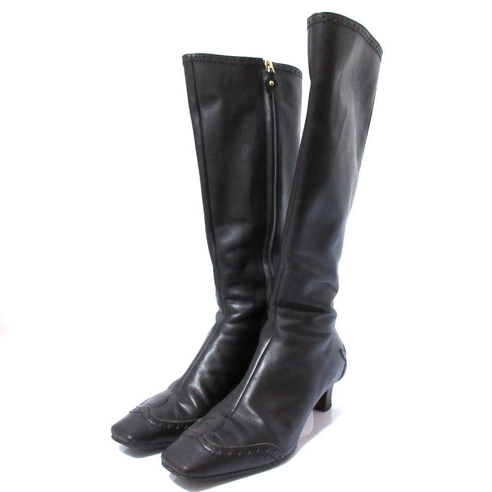 Louis Vuitton Leather Long Boots