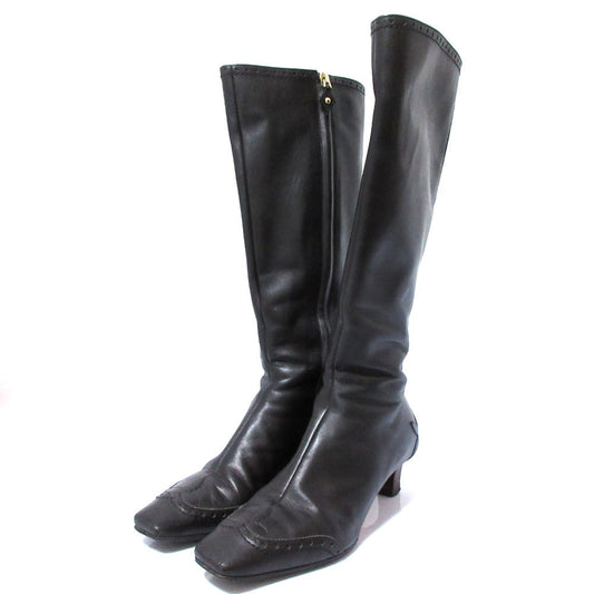 Louis Vuitton Leather Long Boots