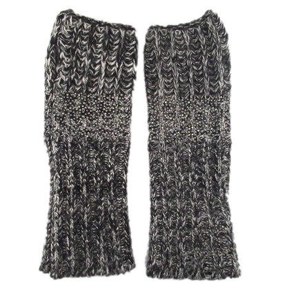 Chanel Line Stone Silk Cashmere Arm Warmer