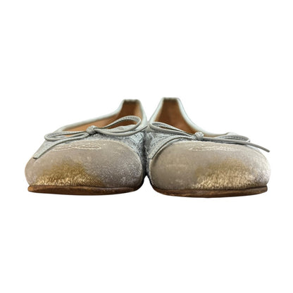 Chanel Coco Mark Tweed Ballerina Flats