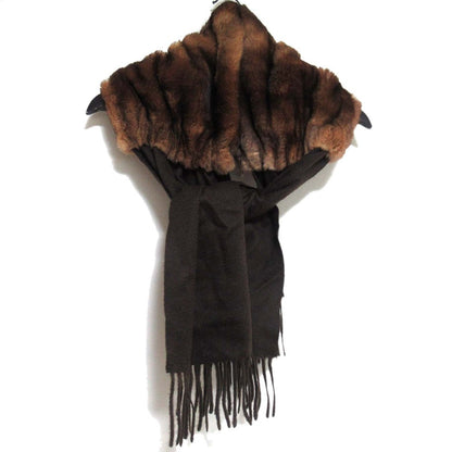 Fendi Orylag Fur Cashmere Scarf