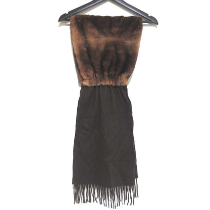 Fendi Orylag Fur Cashmere Scarf