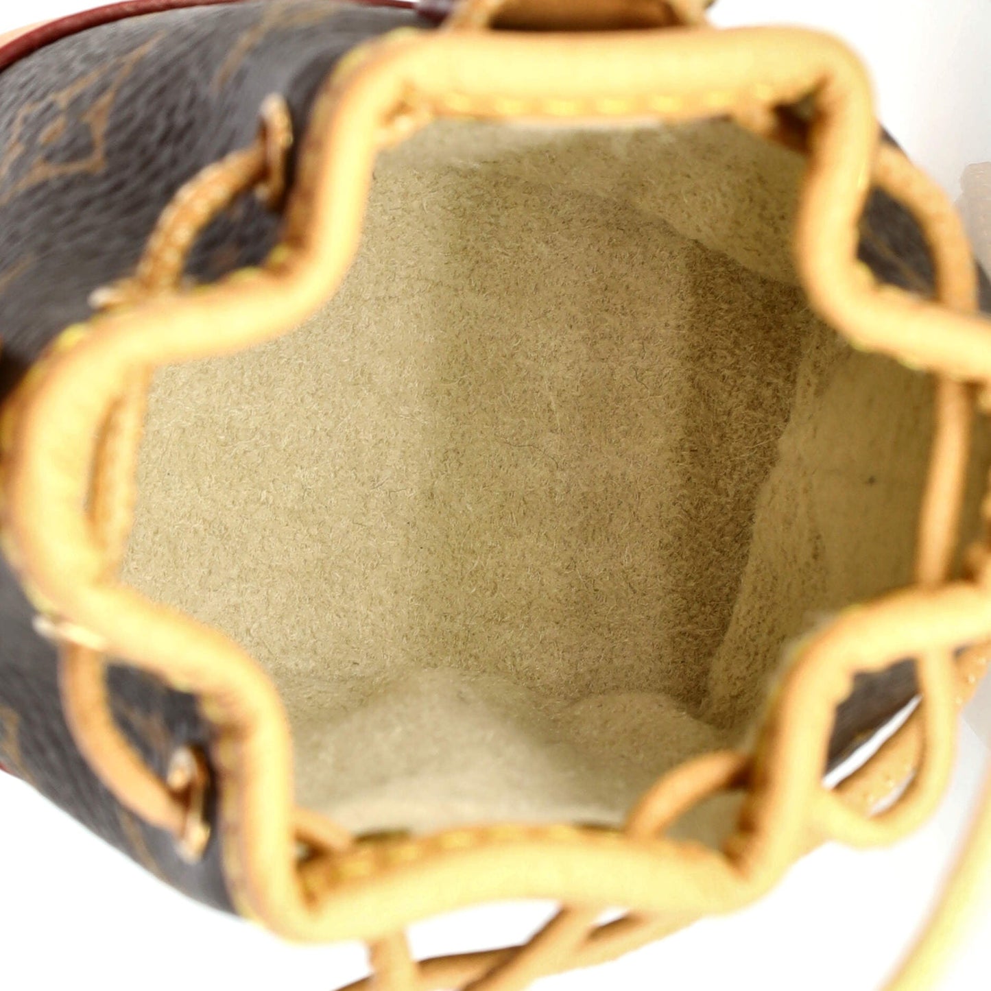 Louis Vuitton Noe Bag Charm Monogram Canvas Micro