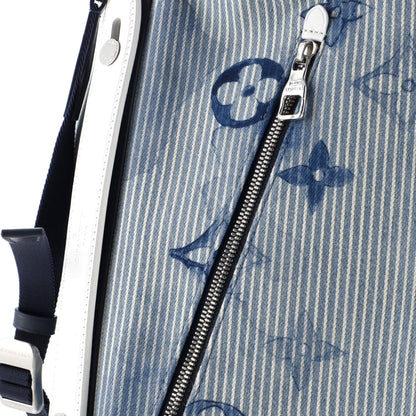 Louis Vuitton Sac Marin Bag Limited Edition Monogram Watercolor Stripes Denim