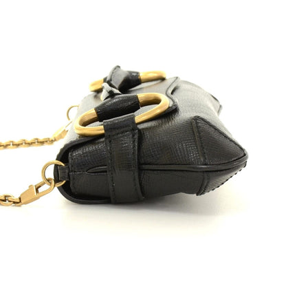 Gucci Textured Leather Horsebit Bag