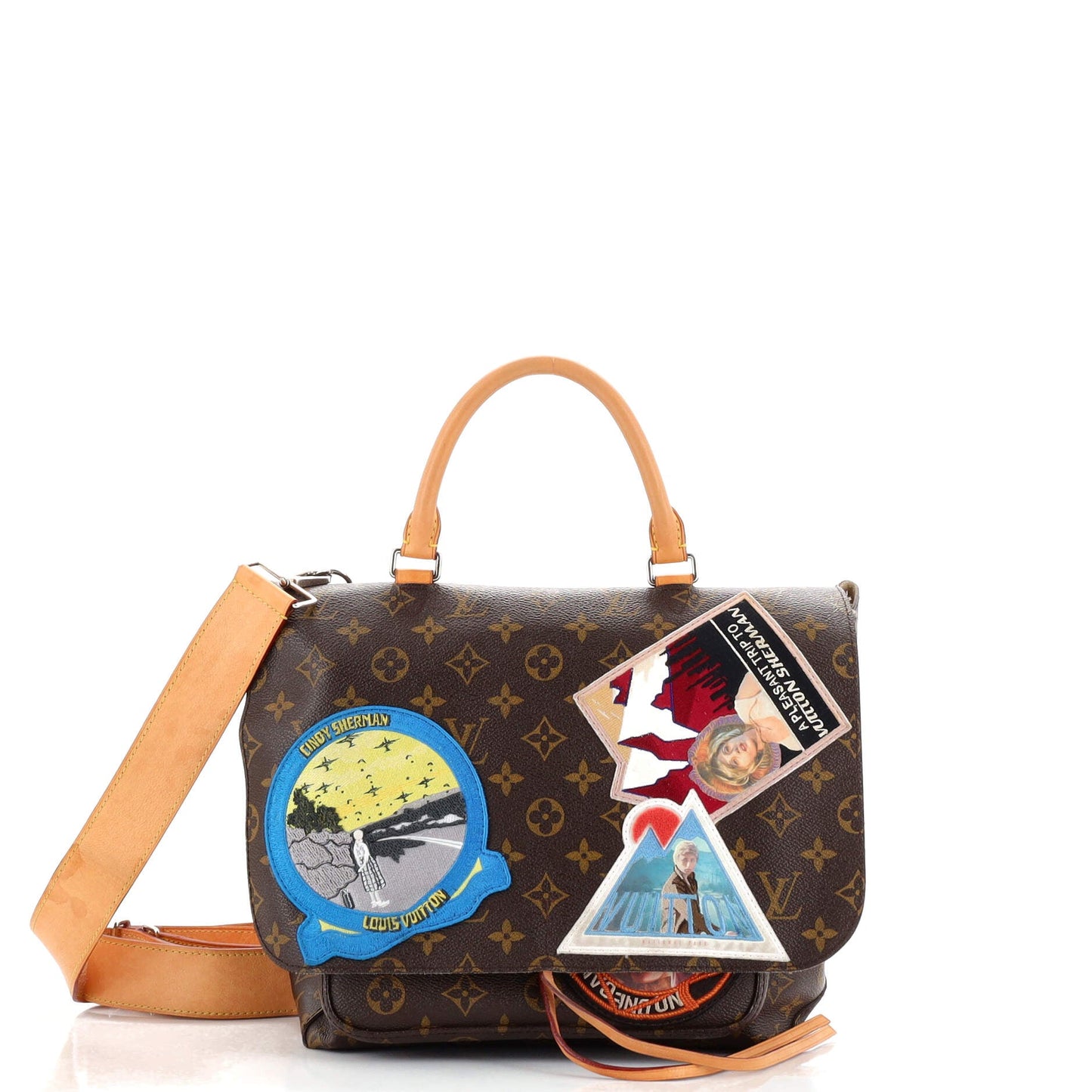 Louis Vuitton Cindy Sherman Camera Messenger Bag Patch Embellished Monogram Canvas