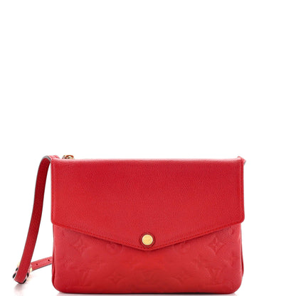 Louis Vuitton Twice Handbag Monogram Empreinte Leather
