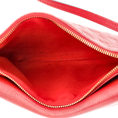 Louis Vuitton Twice Handbag Monogram Empreinte Leather