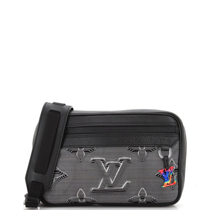 Louis Vuitton Expandable Messenger Bag Limited Edition 2054 Monogram Textile