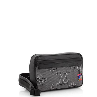 Louis Vuitton Expandable Messenger Bag Limited Edition 2054 Monogram Textile