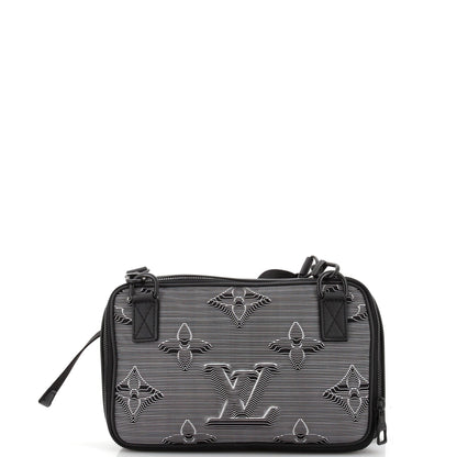 Louis Vuitton Expandable Messenger Bag Limited Edition 2054 Monogram Textile