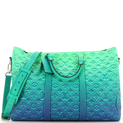 Louis Vuitton Keepall Tote Limited Edition Illusion Monogram Taurillon Leather