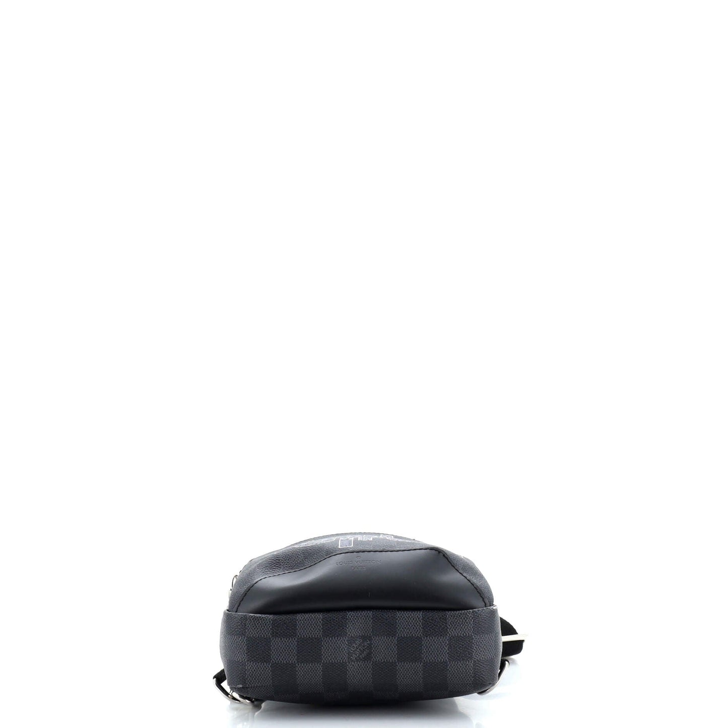 Louis Vuitton Avenue Sling Bag Limited Edition Interlinked Logo Damier Graphite