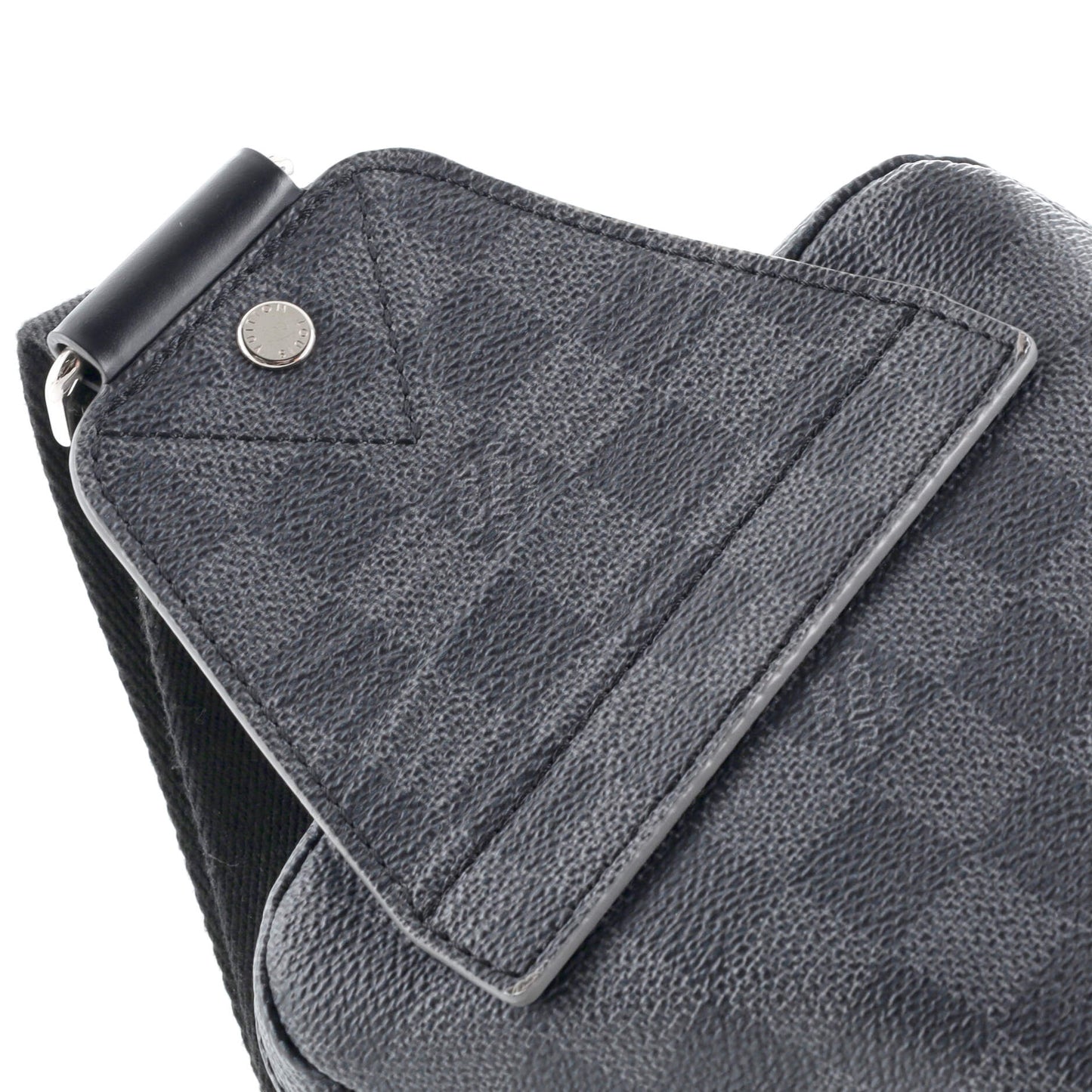Louis Vuitton Avenue Sling Bag Limited Edition Interlinked Logo Damier Graphite
