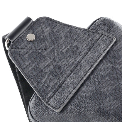 Louis Vuitton Avenue Sling Bag Limited Edition Interlinked Logo Damier Graphite