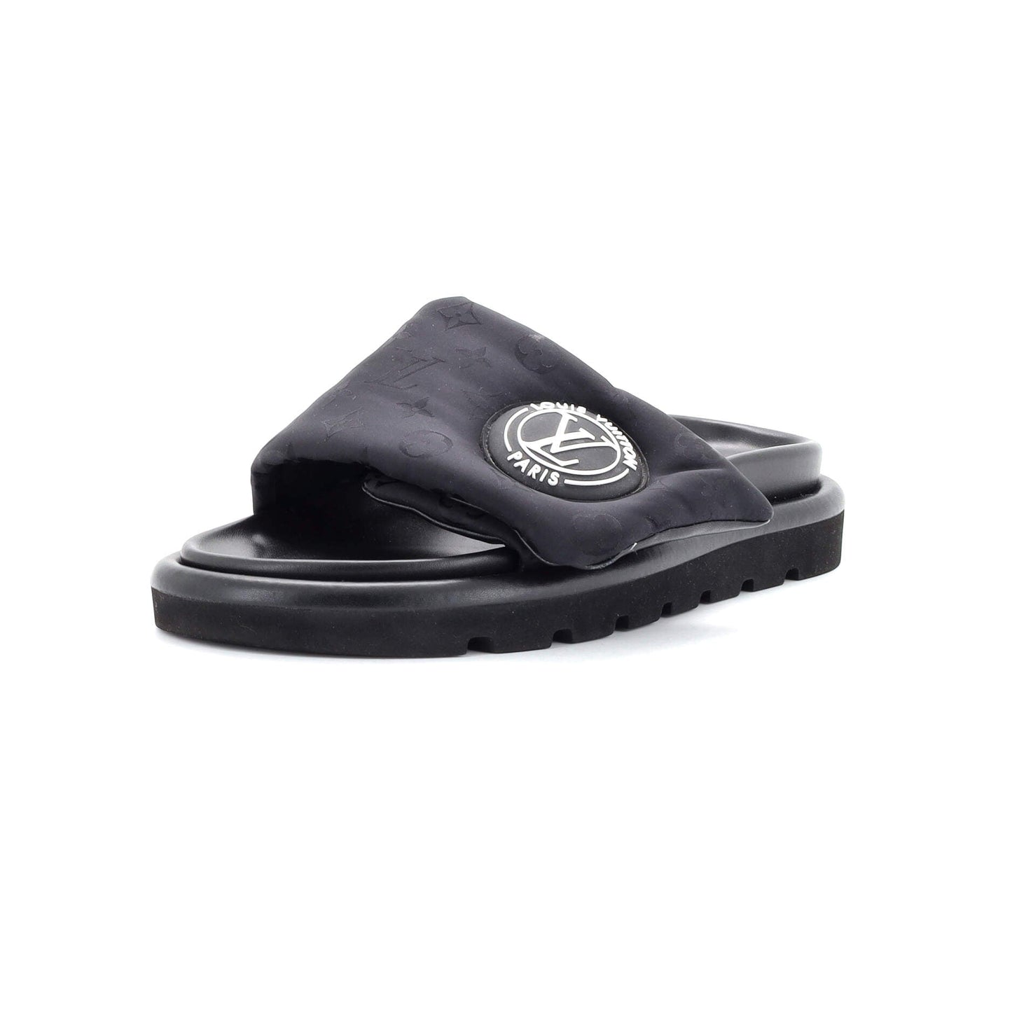 Louis Vuitton Women's Pool Pillow Comfort Mule Sandals Monogram Nylon