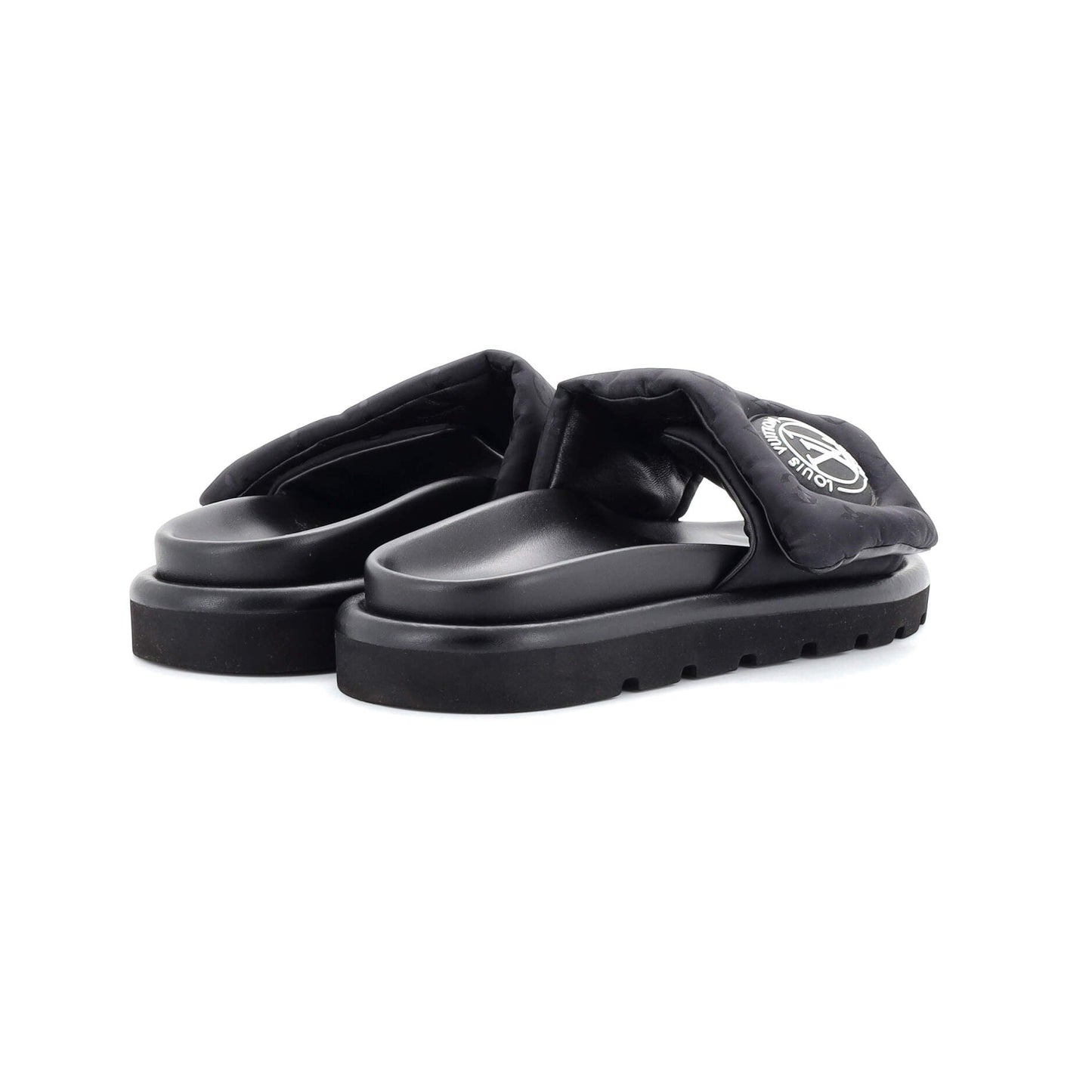 Louis Vuitton Women's Pool Pillow Comfort Mule Sandals Monogram Nylon