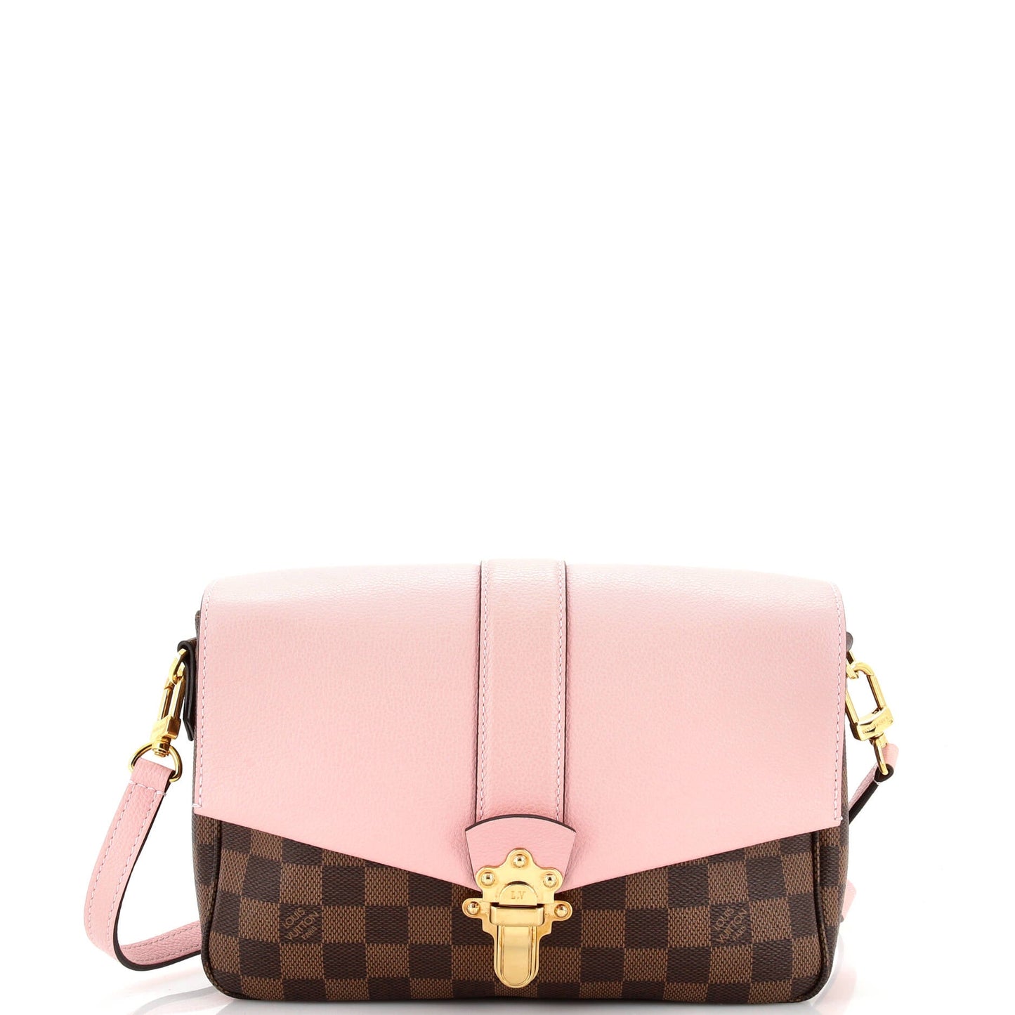 Louis Vuitton Clapton Handbag Damier and Leather PM