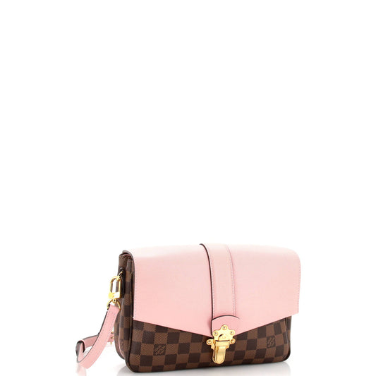 Louis Vuitton Clapton Handbag Damier and Leather PM