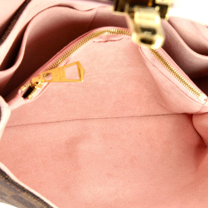 Louis Vuitton Clapton Handbag Damier and Leather PM