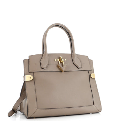 Louis Vuitton Steamer Handbag Leather MM