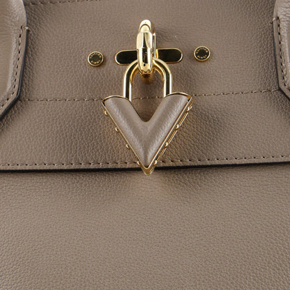 Louis Vuitton Steamer Handbag Leather MM