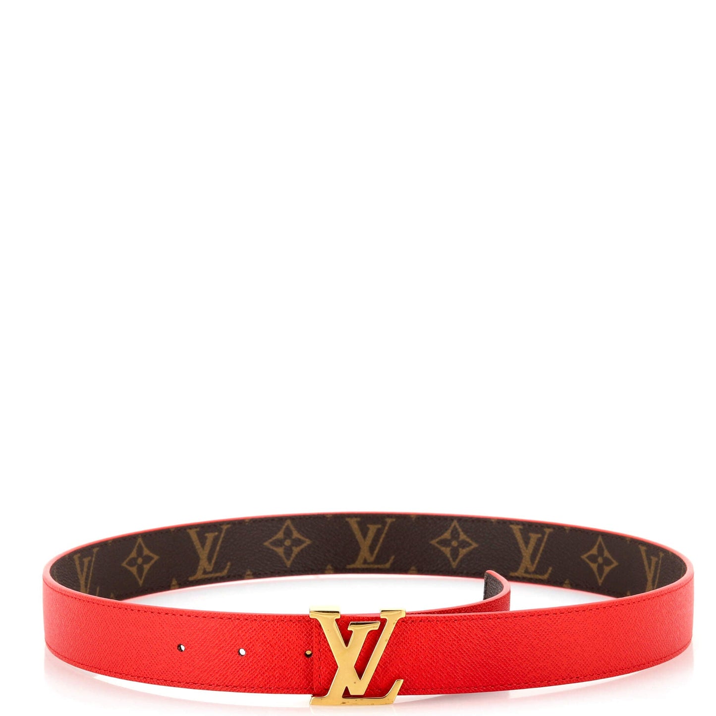 Louis Vuitton LV Initiales Belt Monogram Canvas Thin 95