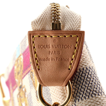 Louis Vuitton Pochette Accessoires Limited Edition Cities Damier Summer Trunks Mini