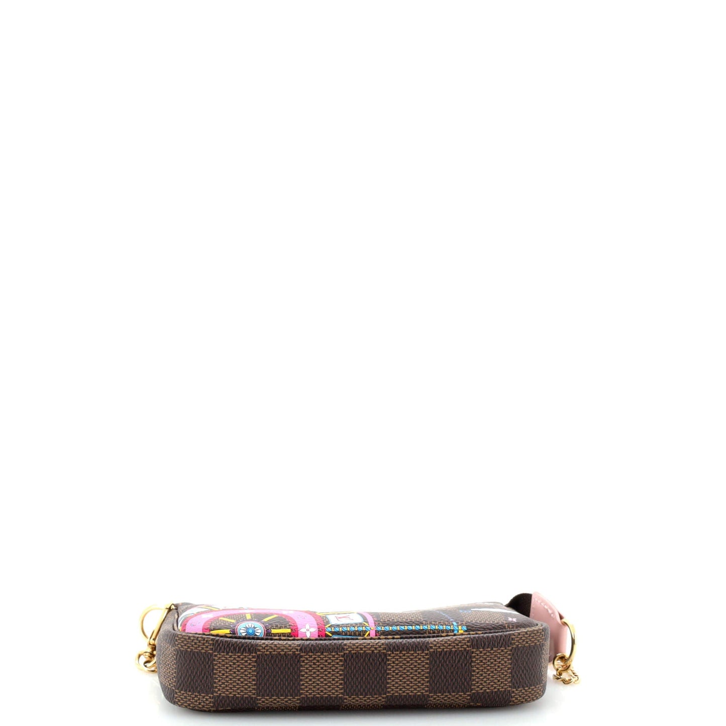 Louis Vuitton Pochette Accessoires Limited Edition Vivienne Xmas Damier Mini