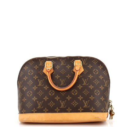 Louis Vuitton Vintage Alma Handbag Monogram Canvas PM