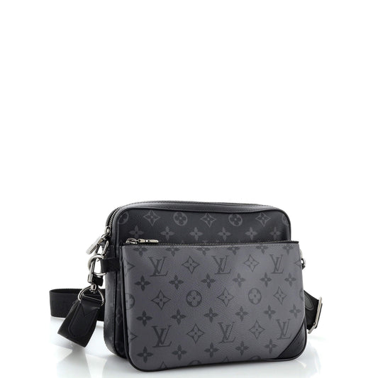 Louis Vuitton Trio Messenger Bag Reverse Monogram Eclipse Canvas