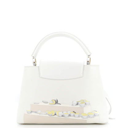 Louis Vuitton Paola Pivi ArtyCapucines Bag Printed Leather MM