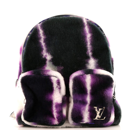 Louis Vuitton Multipocket Backpack Tie Dye Shearling
